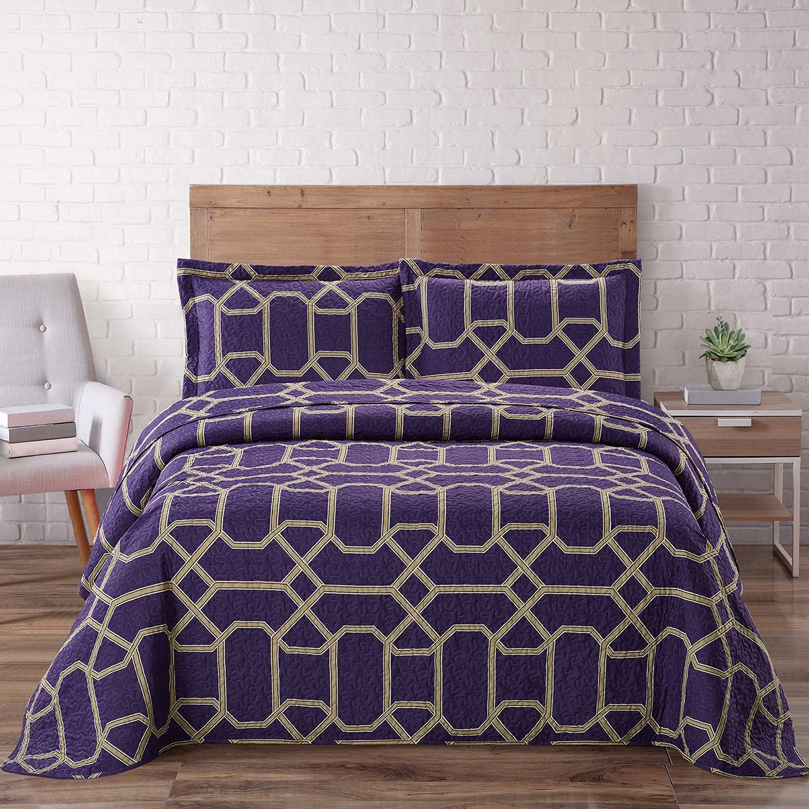 3 pc printed bed spread.webp