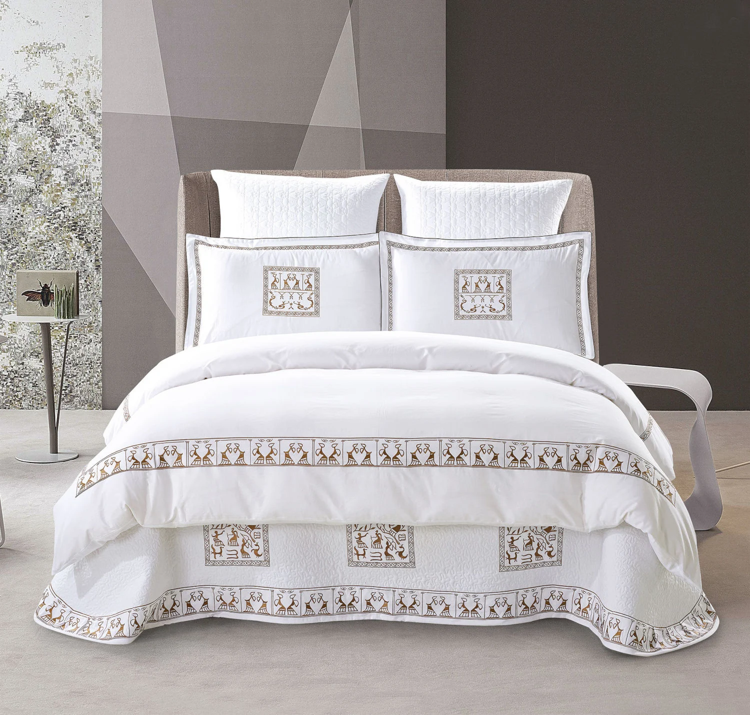 Linen Language 6 pc Luxury Set SILVER AFRICA .webp